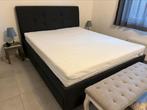 Vend lit ikea Idanas + matelas Ikea Akrehamn 160x200, Maison & Meubles, Chambre à coucher | Lits, Enlèvement, Comme neuf