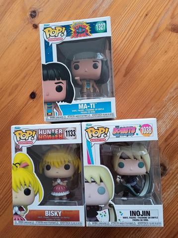 3 Funko s Poppen  beschikbaar voor biedingen