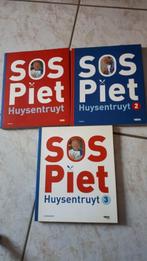 Kookboek SOS Piet, deel 1, 2 en 3, Comme neuf, Europe, Piet Huysentruyt, Enlèvement ou Envoi