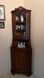 Hoekkastje in hout, Antiek en Kunst, Ophalen