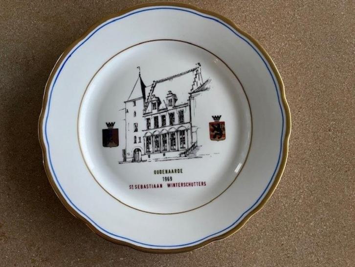Assiette décorative pour Sint-Sebastiaan Winterschutters 196, Sports & Fitness, Tir à l'arc, Comme neuf, Autres types, Enlèvement ou Envoi