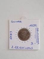 Guinea 2 1/2 escudos 1952 zeldzamer, Postzegels en Munten, Munten | Afrika, Ophalen of Verzenden