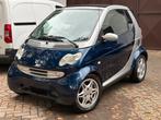 Smart ForTwo 0.7 Cabrio Passion Automaat/Airco/Garantie, Auto's, Smart, Electronic Stability Program (ESP), Stof, Cabriolet, Blauw