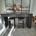 Terras barset tafel met 2 barstoelen, Ophalen, Zo goed als nieuw, Rechthoekig, Wicker