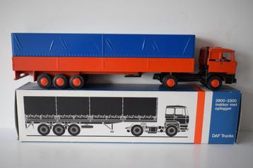 TE KOOP LION TOYS DAF 3300 HUIFTRAILER beschikbaar voor biedingen