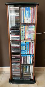 CD/DVD houten kast met glazen deurtjes, Huis en Inrichting, Cd's of Dvd's, 150 discs of meer, Ophalen