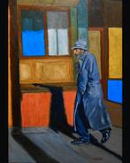 “Er is een dringende zaak…” Schilderij, Antiek en Kunst, Verzenden