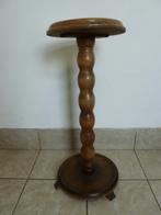 Vintage houten plantenstaander 59cm  22cm diam;, Antiquités & Art, Art | Sculptures & Bois, Enlèvement
