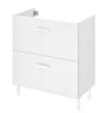 Wastafelkast B 70 x H 67 x D 40 cm witmatt nieuw nog in doos, Ophalen, Nieuw, 50 tot 100 cm, Minder dan 100 cm