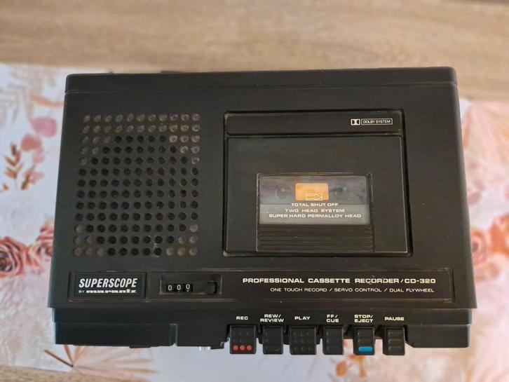Magnétophone professionnel  vintage Marantz CD-320, Audio, Tv en Foto, Cassettedecks, Marantz, Ophalen