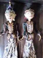 Houten wayang golek Marionnettes, Antiek en Kunst, Verzenden