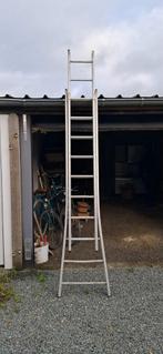 Aluminium ladder – 10 sporten per deel (2-delig) – gebruikt, Doe-het-zelf en Bouw, Ladders en Trappen, Ophalen, Ladder