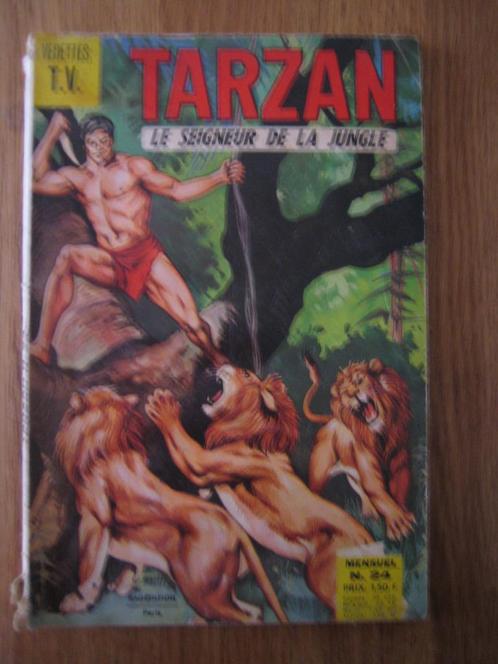 TARZAN The Jungle Lord Vedette TV N24 uit 1970., Boeken, Stripverhalen, Gelezen, Eén stripboek, Ophalen of Verzenden