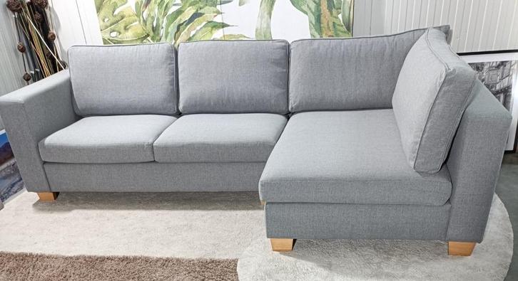 Grote grijze hoeksalon, als nieuw !(bezorgoptie), Huis en Inrichting, Zetels | Zetels, Zo goed als nieuw, Hoekbank, 300 cm of meer