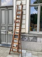 Houten ladder - 3 delen - stevig, Doe-het-zelf en Bouw, Ophalen, Zo goed als nieuw, Ladder