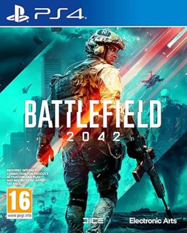 Battlefield 2042 PS4 GRATIS LEVERING, Games en Spelcomputers, Games | Sony PlayStation 4, Nieuw, Avontuur en Actie, 3 spelers of meer