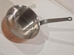 KOPEREN Bourgeat ALLIANCE steelpan 16 CM ., Ophalen of Verzenden, Zo goed als nieuw, Keramische plaat