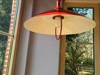 Vintage rode metalen space age hanglamp, Huis en Inrichting, Ophalen, Metaal