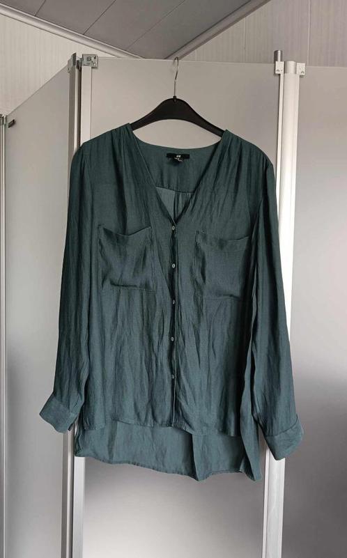 Blouse - Hemd - Groen - H&M - Medium - Maat38 - Dames -€2,50, Vêtements | Femmes, Blouses & Tuniques, Porté, Taille 38/40 (M)