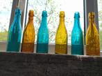 Oude gekleurde bierflesjes van Brasserie de Haecht, Verzamelen, Gebruikt, Ophalen of Verzenden