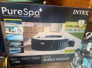 Jacuzzi intex 6 personne 0492/68.69.55 toujours garanti, Enlèvement, Tapis de sol, Gonflable