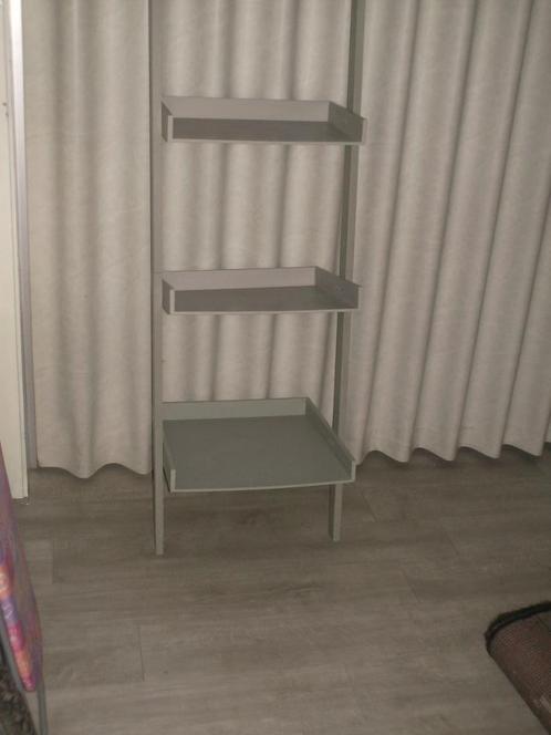 Rekje met 3 bankjes en spiegel, Huis en Inrichting, Woonaccessoires | Wandplanken en Boekenplanken, Zo goed als nieuw, Ophalen