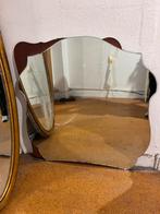 Grand miroir mural antique art nouveau art déco, Enlèvement, Carré, 50 à 100 cm, Moins de 100 cm