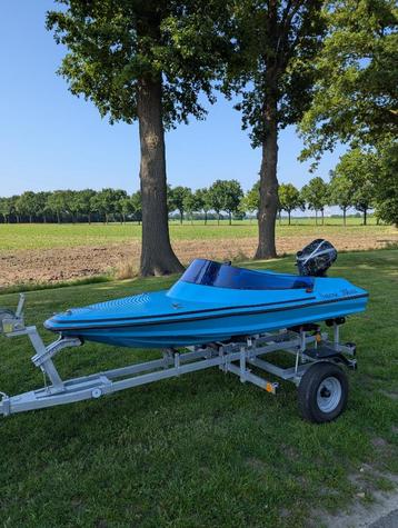 All-in Mini Speedbootje! Boot-Motor-Trailer - Vaarbewijsvrij beschikbaar voor biedingen