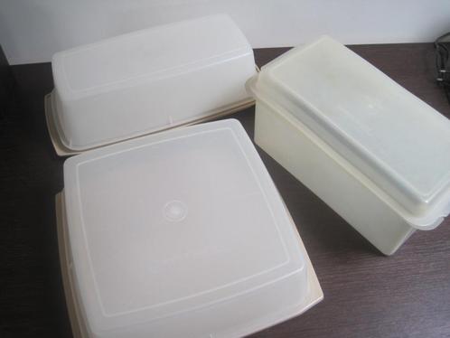 3 vintage grote bewaardozen Tupperware, Huis en Inrichting, Keuken | Tupperware, Ophalen of Verzenden