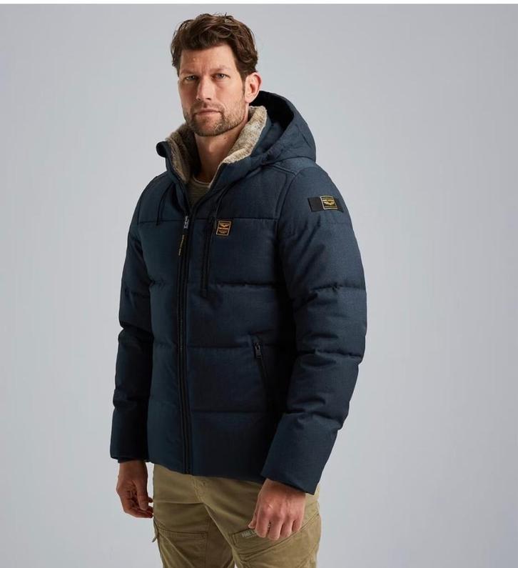 PME Legends Yetcraft Jas – Marineblauw, M, Kleding | Heren, Jassen | Winter, Zo goed als nieuw, Maat 48/50 (M), Blauw, Ophalen