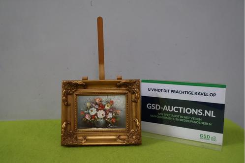 Olieverf Schilderij van Sanders, Antiek en Kunst, Kunst | Schilderijen | Klassiek, Ophalen of Verzenden