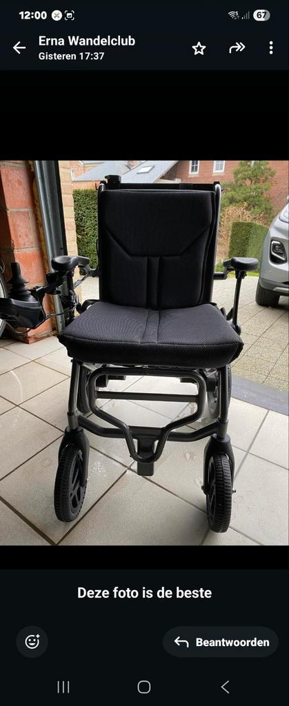 Elektrische rolstoel e FOLDI ultra lite, Diversen, Rolstoelen, Zo goed als nieuw, Elektrische rolstoel, Ophalen