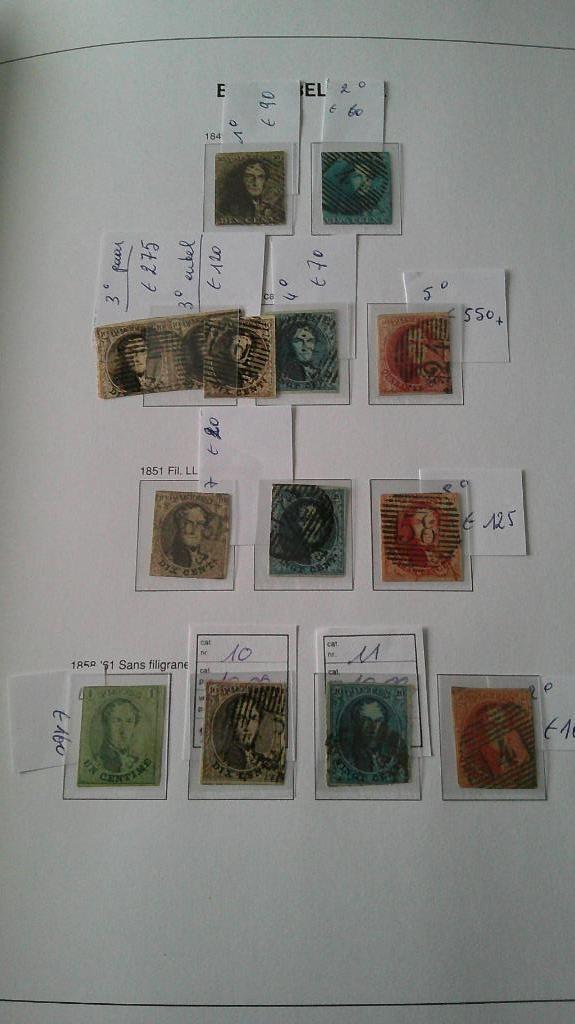 POSTZEGELVERZAMELING BELGIË, Postzegels en Munten, Postzegels | Europa | België, Ophalen