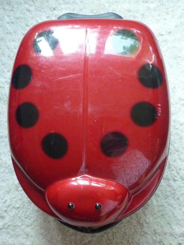 Kindertrolley - Kinderkoffer Lieveheersbeestje, Handtassen en Accessoires, Koffers, Gebruikt, Hard kunststof, Minder dan 50 cm