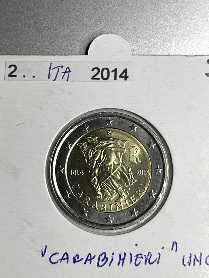 2 Euro Italië 2014  "Carabiniëri" UNC, Postzegels en Munten, Munten | Europa | Euromunten, Losse munt, 2 euro, Italië, Ophalen of Verzenden