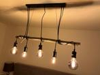 Hanglamp boomstam met 5 fittingen excl. lampen, Huis en Inrichting, Ophalen, Gebruikt
