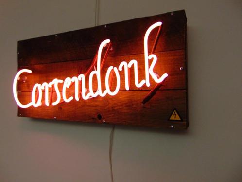 Corsendonk neon reclame, Verzamelen, Merken en Reclamevoorwerpen, Gebruikt, Lichtbak of (neon) lamp, Ophalen