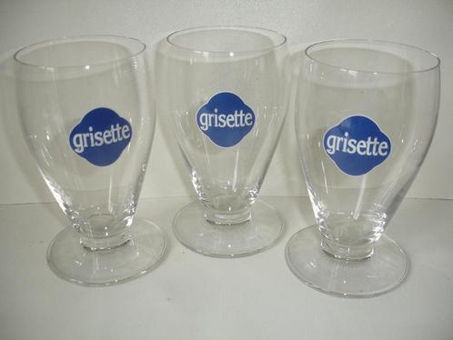Bierglazen Grisette, brij. St. Feullien, Verzamelen, Biermerken, Nieuw, Glas of Glazen, Overige merken, Ophalen of Verzenden