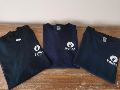 3 T-shirts manches longues bleu marine col rond taille S/M, Vêtements | Hommes, Packs de vêtements pour hommes, Comme neuf, Enlèvement