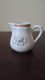 Porcelaine d'Auteuil melkkan Lait Jacques Lobjoy 10cm, Keramiek, Overige typen, Ophalen of Verzenden, Zo goed als nieuw