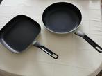 Berghoff Leo Braadpan antikleef 28 cm + Grillpan antikleef, Ophalen, Zo goed als nieuw, Koekenpan of Braadpan, Keramische plaat