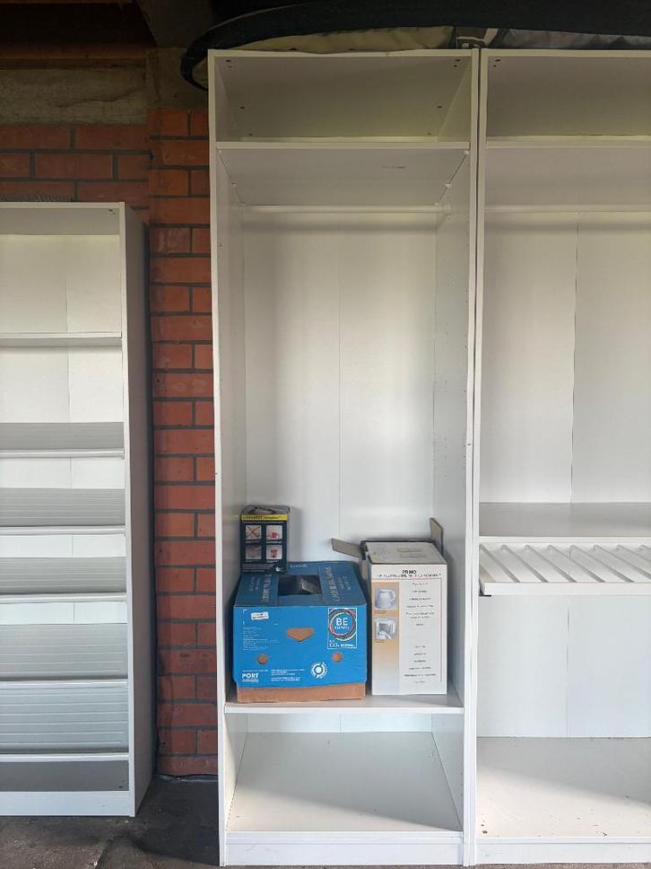 Ikea PAX kast 236x75x58 incl. 2 schabben en 1 hangrail, Huis en Inrichting, Kasten | Kleerkasten, Gebruikt, 200 cm of meer, 50 tot 100 cm