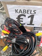 Câbles électroniques pour alimentation, téléphone, réseau, U, Enlèvement, Utilisé