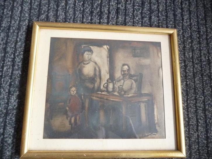 MOOI SCHILDERIJTJE - ORIGINEEL GESIGNEERD, Antiek en Kunst, Kunst | Schilderijen | Klassiek, Ophalen of Verzenden