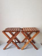 Table d’appoint pliable en bois  / ou tabouret, Comme neuf, Bois, Enlèvement ou Envoi