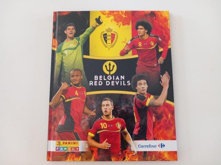 *Compleet* Panini Boek Rode Duivels WK Voetbal België 13-14, Hobby en Vrije tijd, Stickers en Plaatjes, Zo goed als nieuw, Ophalen of Verzenden