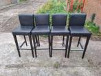 Set barstoelen, Ophalen, Met voetsteun, Zo goed als nieuw, 90 cm of meer