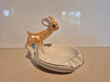 Vintage bambi hert ree asbakje deco beschikbaar voor biedingen