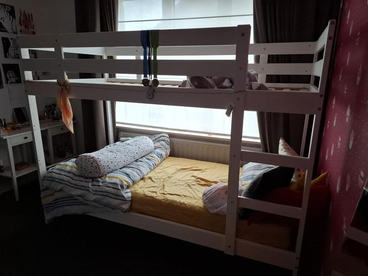 Stapelbed: Mydal Ikea, Huis en Inrichting, Slaapkamer | Stapelbedden en Hoogslapers, Zo goed als nieuw, Stapelbed, 90 cm, 200 cm