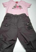 Bruine kniebroek + roze T-shirt - Esprit - maat 104., Kinderen en Baby's, Kinderkleding | Maat 104, Meisje, Ophalen of Verzenden